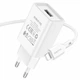 Мережевий зарядний пристрій BOROFONE BA68A Glacier single port charger set(iP) 10.5W White (BA68ALW) - изображение 1