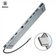 USB-Hub Baseus Enjoyment Series Type-C Notebook HUB Adapter （GrayPD/HDMI/VGA/RJ45/SD/USB*3/Adapter ) (CATSX-F0G) - зображення 4