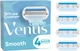 Сменные картриджи для бритья (Лезвия) женские Venus Smooth 4 шт (3014260262709) - изображение 1