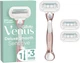 Станок для бритья женский (Бритва) Venus Extra Smooth Sensitive RoseGold с 3 сменными картриджами (7702018609994) - изображение 1