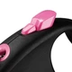 Рулетка Flexi Black Design для собак, трос, розмір XS, 3 м (рожева) (FL 033210) FL 033210 - изображение 3