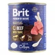 Влажный корм Brit Premium by Nature для собак, говядина с потрохами, 800 г - изображение 1