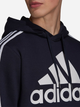 Bluza męska z kapturem Adidas M BL3S FL Hd H14642 XL-T Granatowa (4064054369427) - obraz 3