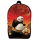Рюкзак Панда кунг-фу дитячий (Gear bag KF mini 011) чорний, 29 х 21 х 9 см - зображення 1