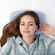 Туристическая ортопедическая подушка для сна Travel Pillow-XL от Correct Shape, чехол тенсел, цвет Айвори, 36х27х7 см - изображение 2