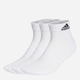 Набір чоловічих шкарпеток коротких бавовняних Adidas Cushioned Sportswear Ankle 3P HT3441 40-42 3 пари Білий (4066746337127) - зображення 1