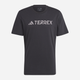 Koszulka męska bawełniana Adidas Terrex Logo Tee HZ1399 M Czarna (4066751285703) - obraz 4