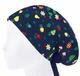 Медицинская шапочка женская HeadwearUniverse универсальная принт Черепаха с фруктами - изображение 3