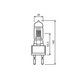 Лампа галогенна студійна Osram 64721 FKH 650W 230V G22 - зображення 3