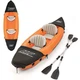 Надувная байдарка с веслами Bestway 321x88 см, Lite-Rapid X2 Kayak, Оранжевый (IP-170554) - изображение 1
