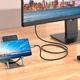 Адаптер перехідник Перехідник Hoco HD on-screen cable Type-C to HDTV UA27 |4K, 2m, для монітора| Сірий - зображення 2