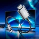 Адаптер перехідник Перехідник Hoco HD on-screen cable Type-C to HDTV UA27 |4K, 2m, для монітора| Сірий - зображення 9