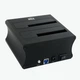 Док-станція XON MemoryDock для двох 2.5"/3.5" SATA HDD/SSD USB 3.0 Чорна (XMD1A12SA2PB 6518) - зображення 1