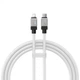 Кабель Baseus CoolPlay Series Type-C to Lightning 20 Вт 1м white (CAKW000002) - зображення 1
