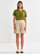 Bluzka damska z krótkim rękawem Big Star Kortini M Khaki (5900714722562) - obraz 4