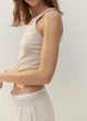 Майка H&M 34656 Світло-бежевий XL - изображение 2
