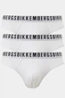 Комплект білих чоловічих брифів Bikkembergs 6014 XXL - изображение 1
