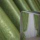 Комплект готовых штор VR-Textil Лен Парма № 1377ш Светло-оливковый 150х270 см 2 шт 33-0242) - изображение 1