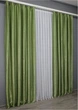 Комплект готовых штор VR-Textil Лен Парма № 1377ш Светло-оливковый 150х270 см 2 шт 33-0242) - изображение 5