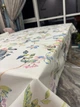 Скатерть ALLROLL 130x170 см Птичка на веточке, на белом фоне - изображение 4
