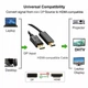 Кабель DisplayPort - HDMI 1.8м UPto4K чорний - зображення 2