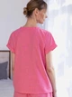 Футболка бавовняна жіноча Leinle 1133 XL Рожева (4821133690195) - зображення 2