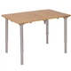 Стіл складаний Bo-Camp Southwark 60x40 см, алюмінієвий каркас, до 25 кг, Bamboo Brown (1404644) - изображение 1