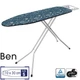 Доска для глажки Casa Si Ben 110x30x69-89 см сталь Silver/White/Blue - изображение 3