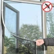 Москітна сітка на вікна Сіра 1.5х1.3 м, Tie ke mai Diy Flyscreen антимоскітна сітка на липучці (VS7006749) - изображение 3