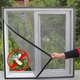 Москітна сітка на вікна Сіра 1.5х1.3 м, Tie ke mai Diy Flyscreen антимоскітна сітка на липучці (VS7006749) - изображение 7