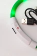 LED нашийник світлодіодний для котів з USB зарядкою 35-50 см Зелений - зображення 6