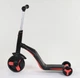 Детский самокат 3в1 Best Scooter JT 28288. Самокат-беговел, свет, 8 мелодий, колеса PU. Красный - изображение 7