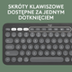 Klawiatura bezprzewodowa Logitech Pebble Keys 2 K380s Bluetooth Grafitowa (920-011851) - obraz 4