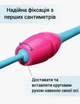 Булава гимнастическая WS, длина 42 см, цвет красный - изображение 4