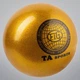 Мяч гимнастический TA SPORT, 400 г, 19 см, золотистый - изображение 1
