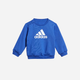 Дитячий спортивний костюм (світшот + штани) для хлопчика adidas I Bos Logo Jog IJ8857 68 см Синій/Сірий (4066761991465) - зображення 2