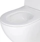 Унитаз подвесной безободковый белый Q-TAP Jay с сиденьем с микролифтом QT07335177W - изображение 4