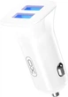 Автомобильное зарядное устройство XO TZ10 2.4A/2 USB + microUSB White (TZ10-M-WH) - изображение 2