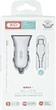 Автомобильное зарядное устройство XO TZ10 2.4A/2 USB + microUSB White (TZ10-M-WH) - изображение 3