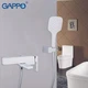 Змішувач для ванної одноважільний із коротким виливом GAPPO білий латунь G3217-8 - зображення 2