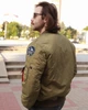 Бомбер MA-1 олива з нашивками 831 БрТА L - изображение 4