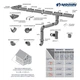 Кронштейн желоба RainWay 130 мм Серый, RAL 7040 - изображение 2