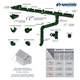 Кронштейн желоба RainWay 130 мм Зеленый, RAL 6009 - изображение 2