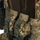 Тактичний жилет - плитоноска в пікселі Warmor gen.3 в максимальній комплектації: підсумки під АК, підсумки граната, сумка сбросу, аптечка, напашник (без плит) - зображення 13