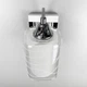 Бра в білому корпусі на 1 плафон Line.F 126/1 CR+WT+WT - зображення 2