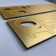 Настенные часы DIY 3D "Majestic" золото - Большие бескаркасные 3Д часы 60-130 см, самоклеящиеся (1011366) - изображение 5