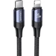 Кабель Usams US-SJ521 U71 Type-C to Lightning 20W PD Fast Charging & Data Cable 1.2m Black - изображение 1