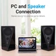 Аудіо-кабель з AUX mini-Jack 3,5 мм на Double RCA тюльпан Vention 2RCA Male Cable (2m). Black - зображення 6
