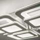Люстра світлодіодна стельова LUMINARIA TETRA DOUBLE 90W S420 WHITE 220V IP20, LED світильник з пультом ДУ - Уцінка - зображення 3