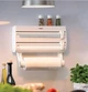 Кухонний потрійний тримач Triple Paper Dispenser 3 в 1 для паперових рушників харчової плівки та фольги - зображення 1